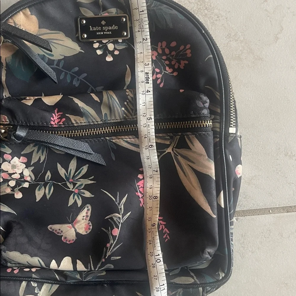 Kate Spade Floral Bradley Back pack as is